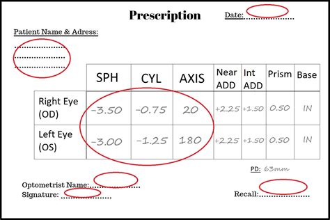 understanding eye test results|How to Read Your Eyeglasses Prescription .